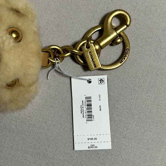 Coach Bear Bag Charm In Signature
Shearling (Price is firm) - Picture 5 of 6